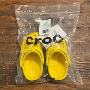 *Brand New* Toddler Crocs in Yellow